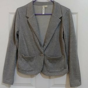 Gray Silver Blazer